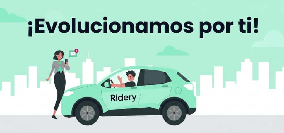 Ridery lanza nueva app más rápida, segura e integral