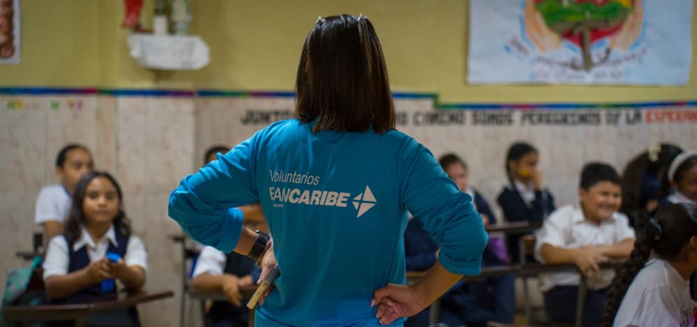 Voluntarios Bancaribe, pilar fundamental en las Olimpiadas de Historia de Venezuela 2024 - 2025