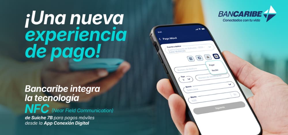 Bancaribe integra la funcionalidad de NFC para realizar pagos móviles