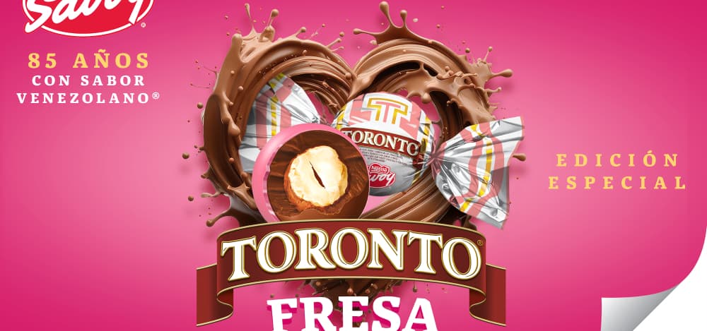  SAVOY® de Nestlé® enamora a Venezuela en su 85 aniversario con el nuevo  TORONTO® Fresa