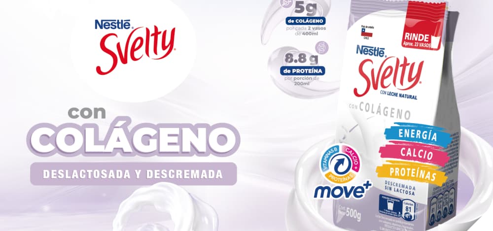 SVELTY con Colágeno una nueva propuesta de Nestlé Venezuela