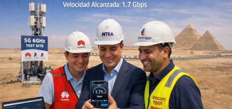 Huawei realiza la primera prueba de telecomunicaciones móviles con la banda de 6 GHz en África
