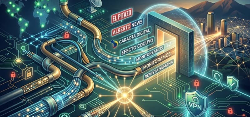 El mapa técnico detrás del levantamiento parcial de bloqueos de internet en Venezuela